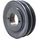 Packard Two Groove Bushing Pulleys For 4L Or A Belts 3.05" O.D.